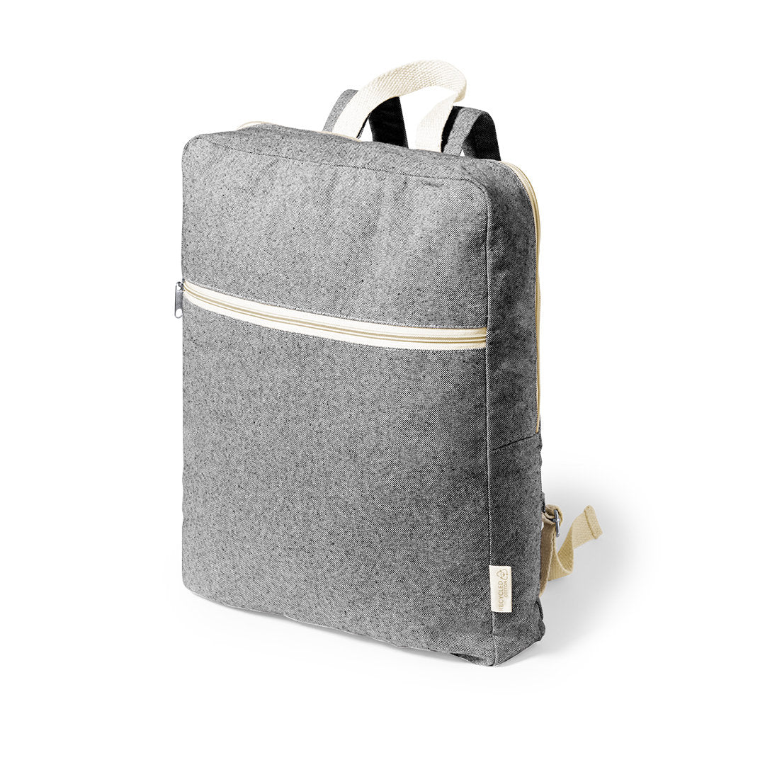 Sac à dos 100 % coton recyclé grs de 275gr / m2 NIDORAN gris