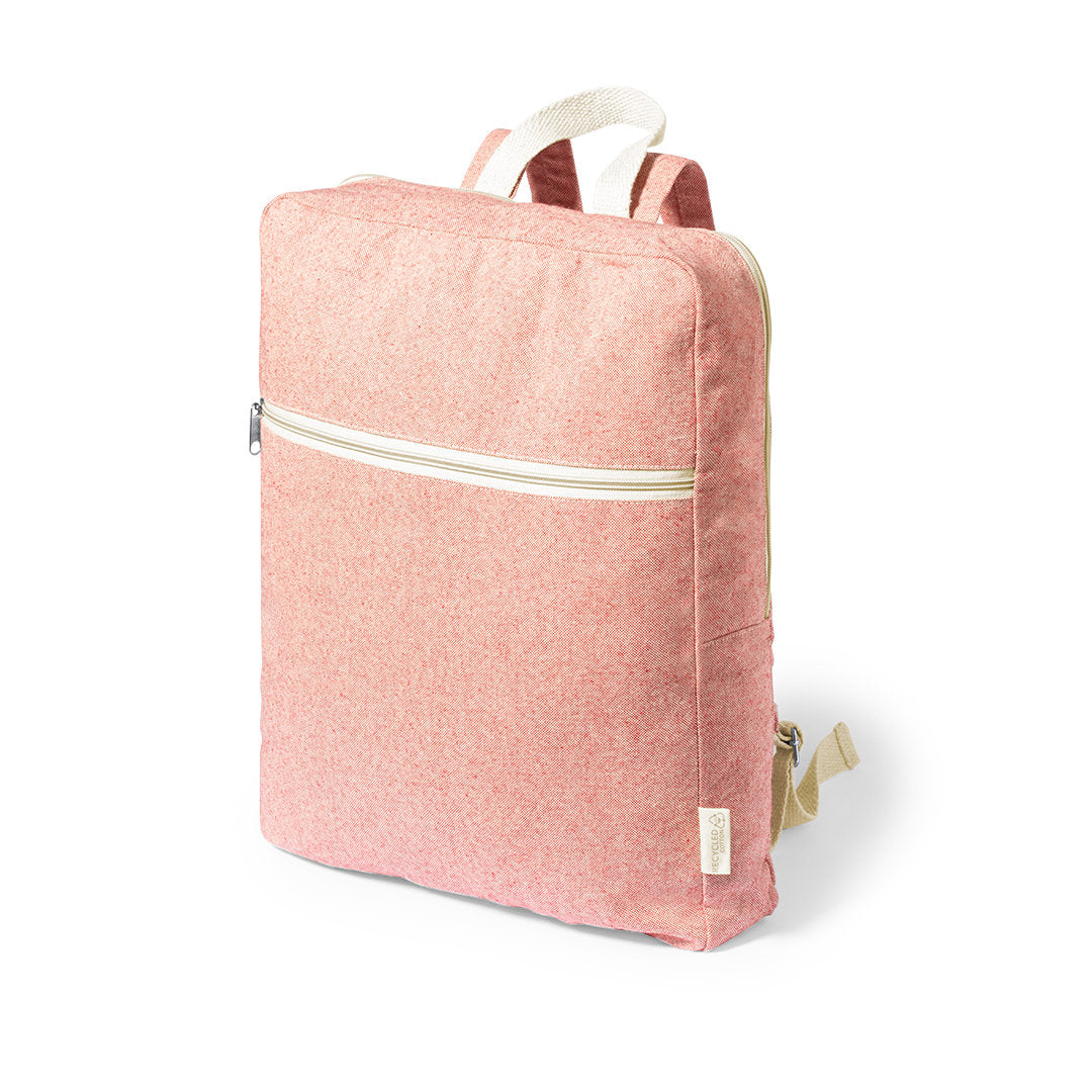 Sac à dos 100 % coton recyclé grs de 275gr / m2 NIDORAN avec marquage logo