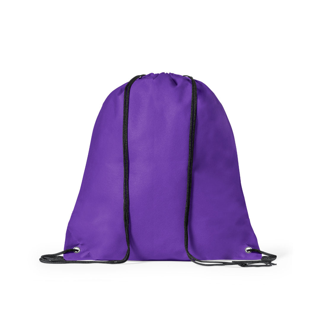 Sac à dos à cordelettes en intissé avec coins renforcés HERA violet