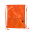 Sac à dos à cordelettes en polyester doux 210d BICALZ orange