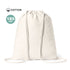 Sac à dos à cordes 100% coton 180g/m2 SERLEN avec marquage logo