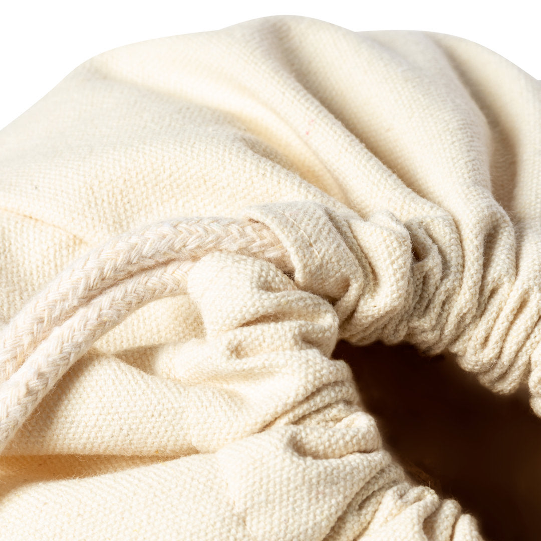 Sac à dos à cordons en tissu de chanvre et coton à haut grammage (300g/m2) FELMAN