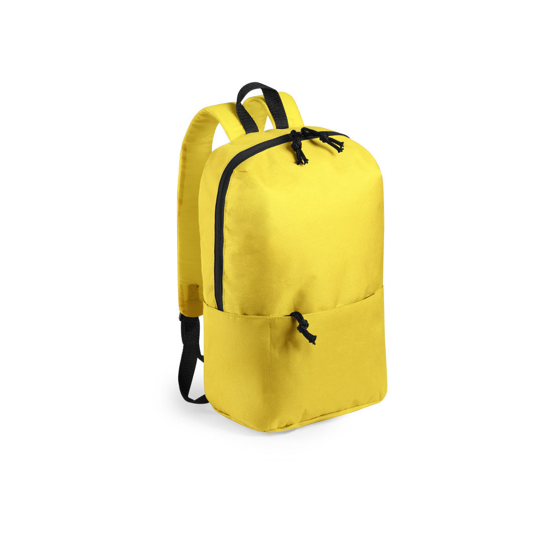 Sac à dos à usages multiples en polyester 600d avec dos et bretelles rembourrées GALPOX jaune