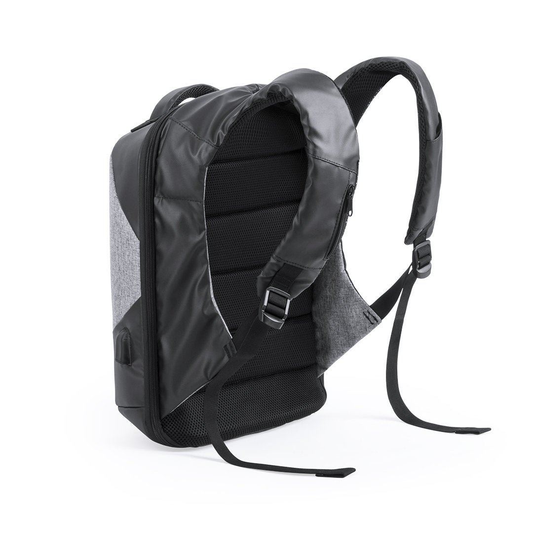 Sac à dos antivol avec dos et bretelles rembourrées en nylon 1200d BILTRIX dos