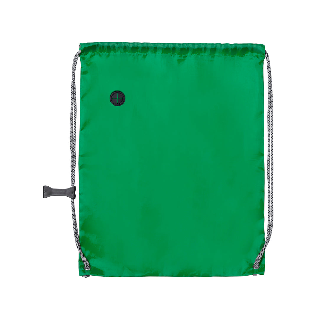 Sac à dos cordelettes en polyester souple 190t TELNER vert