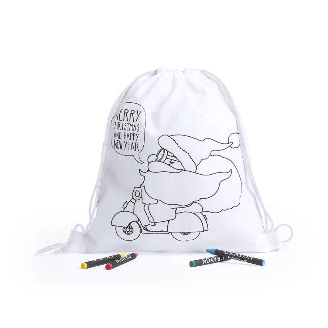 Sac à dos de Noël à cordelettes pour enfant KERTRAN