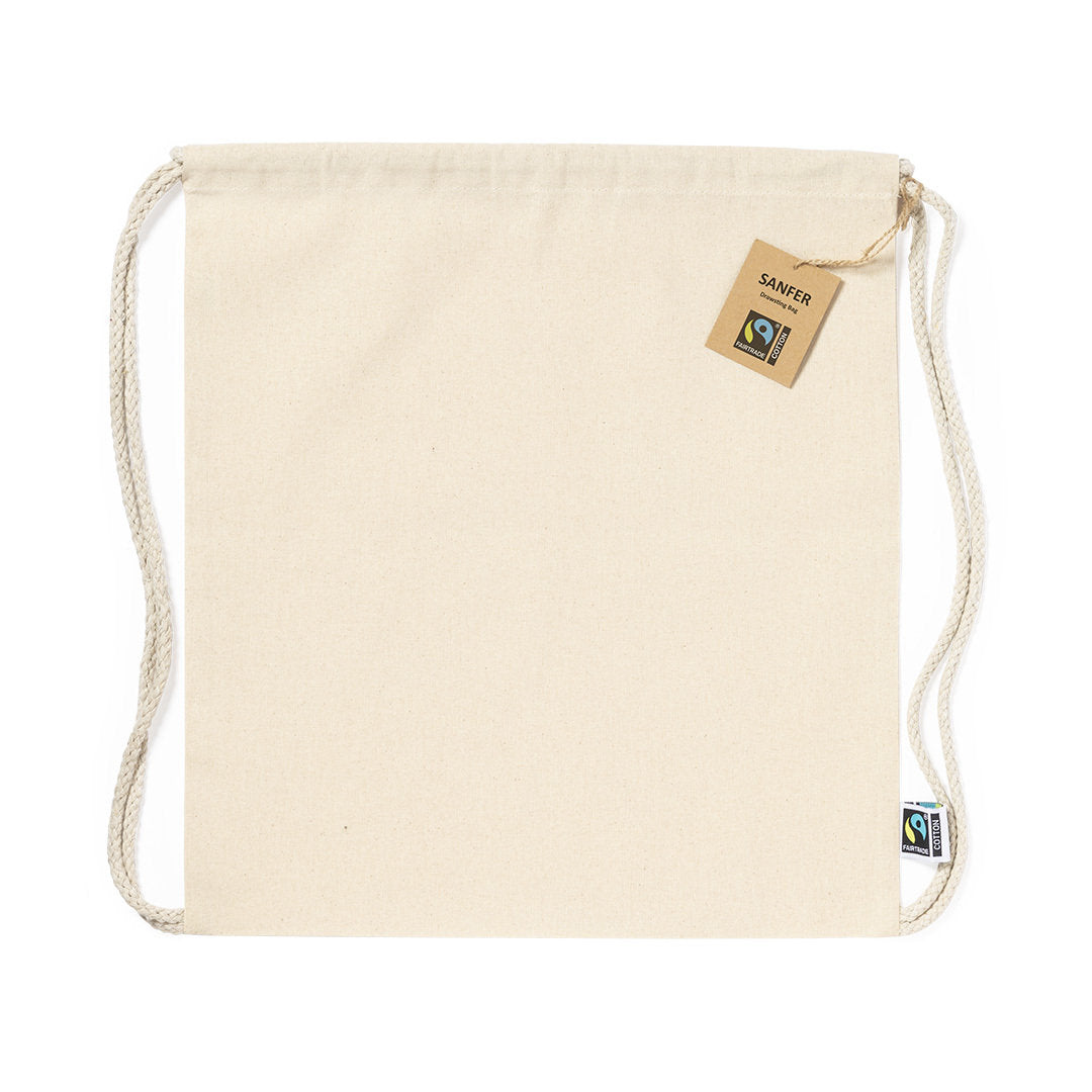 Sac à dos en corde 100 % coton 180gr / m2 fairtrade SANFER