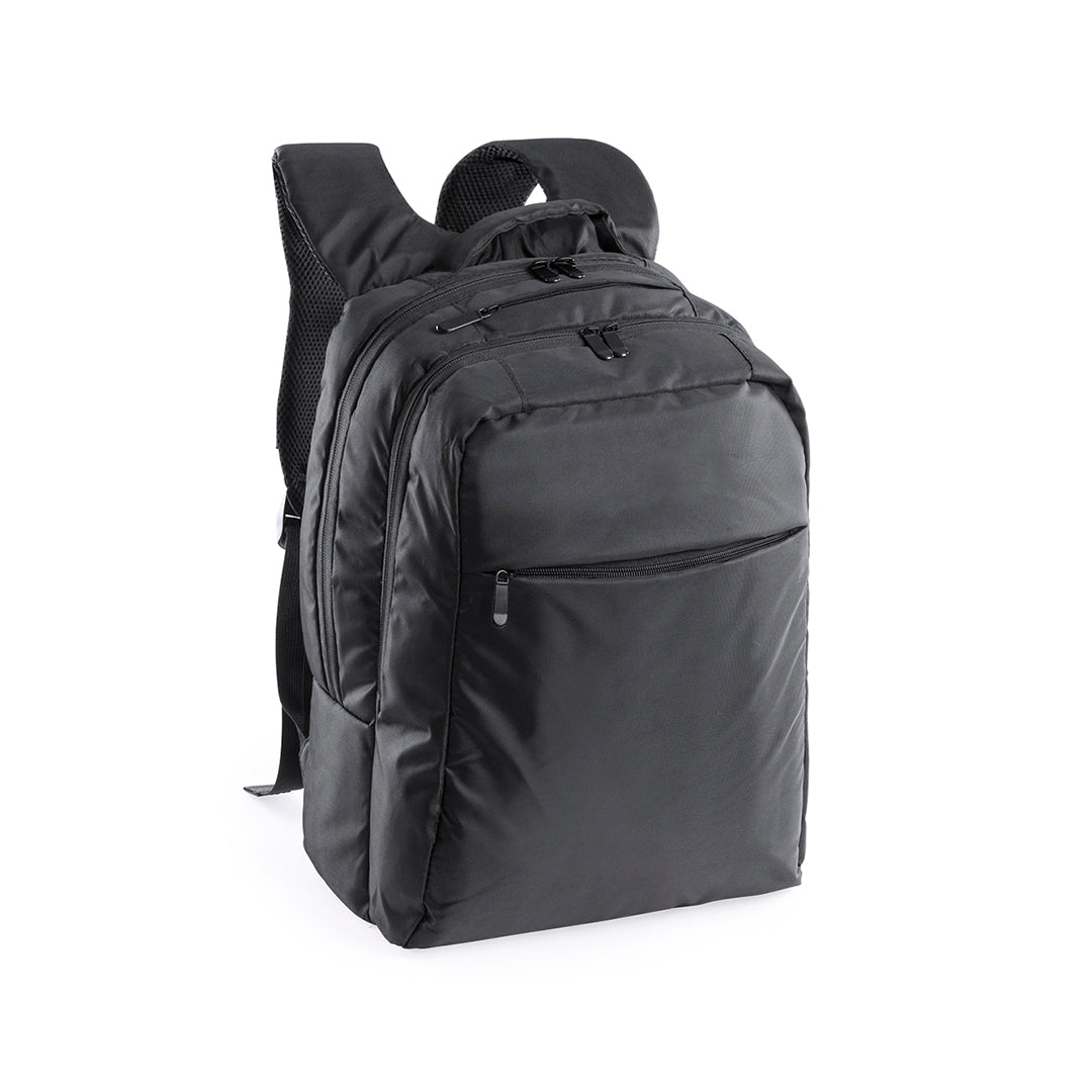 Sac à dos en nylon 600d avec dos et bretelles rembourrées SHAMER avec marquage logo