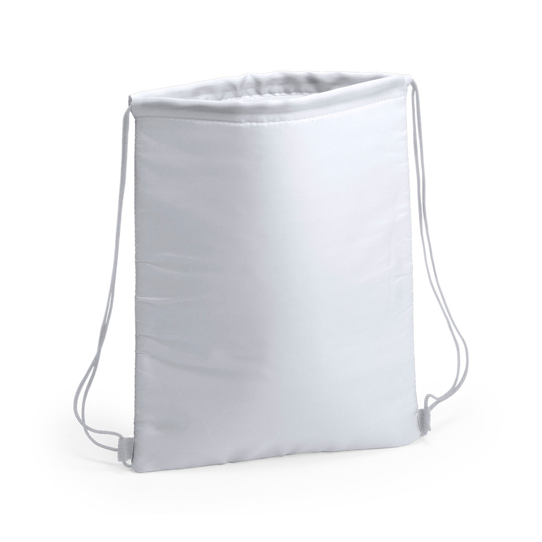 Sac à dos en polyester 210d et aluminium NIPEX blanc