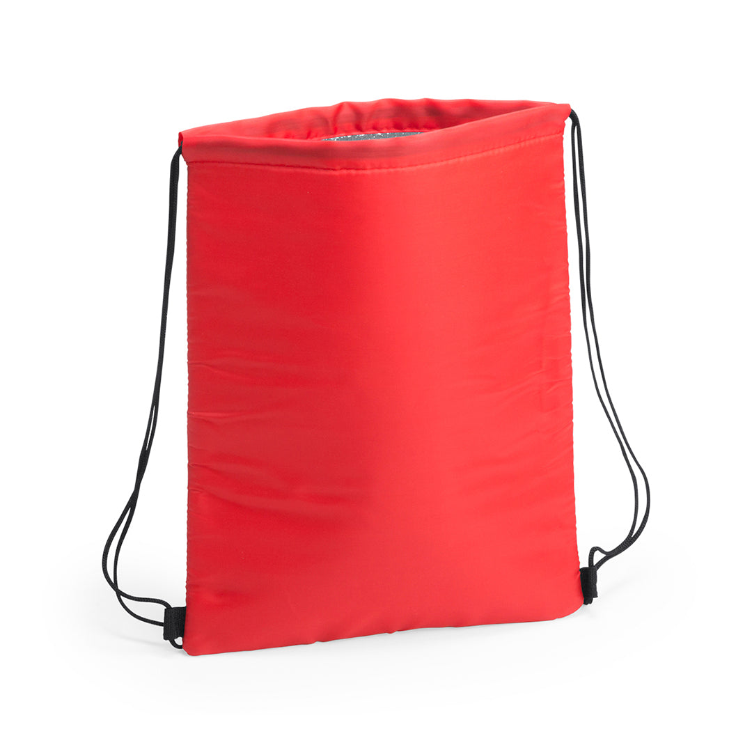 Sac à dos en polyester 210d et aluminium NIPEX rouge