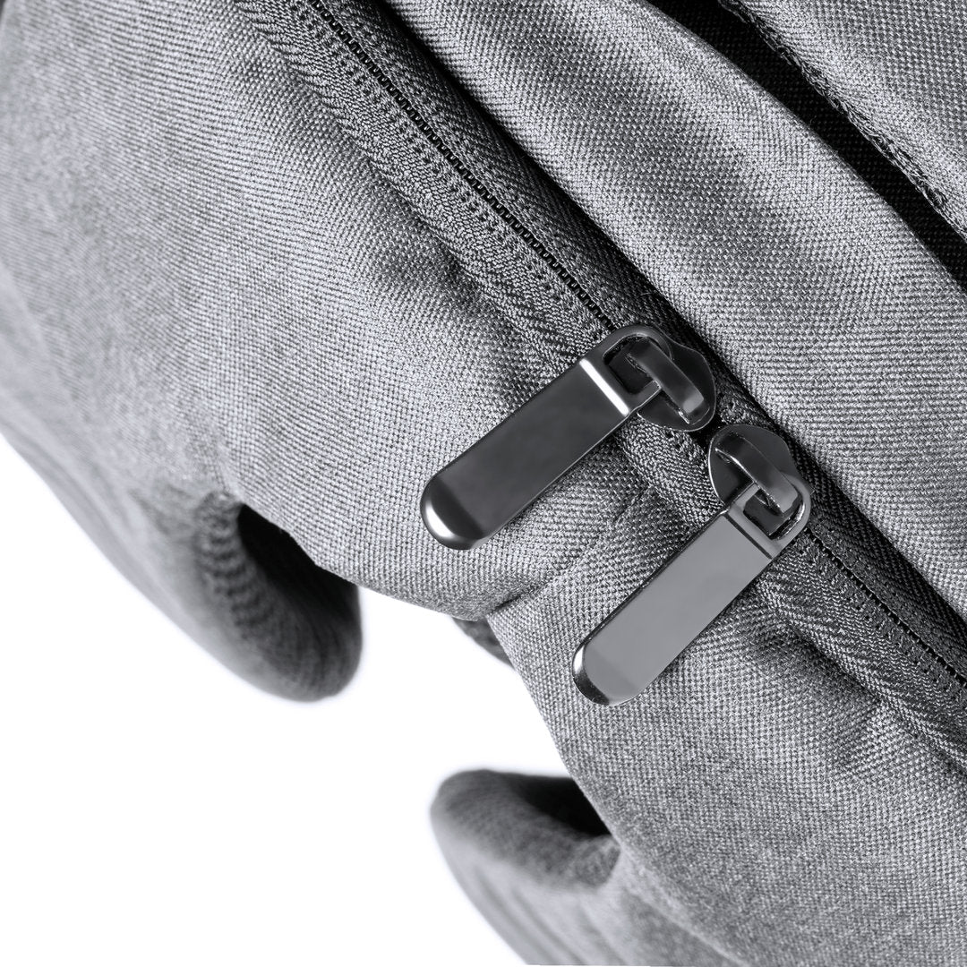 Sac à dos en polyester 600d avec pochette rembourrée pour portable et tablette FRISSA fermetures métalliques