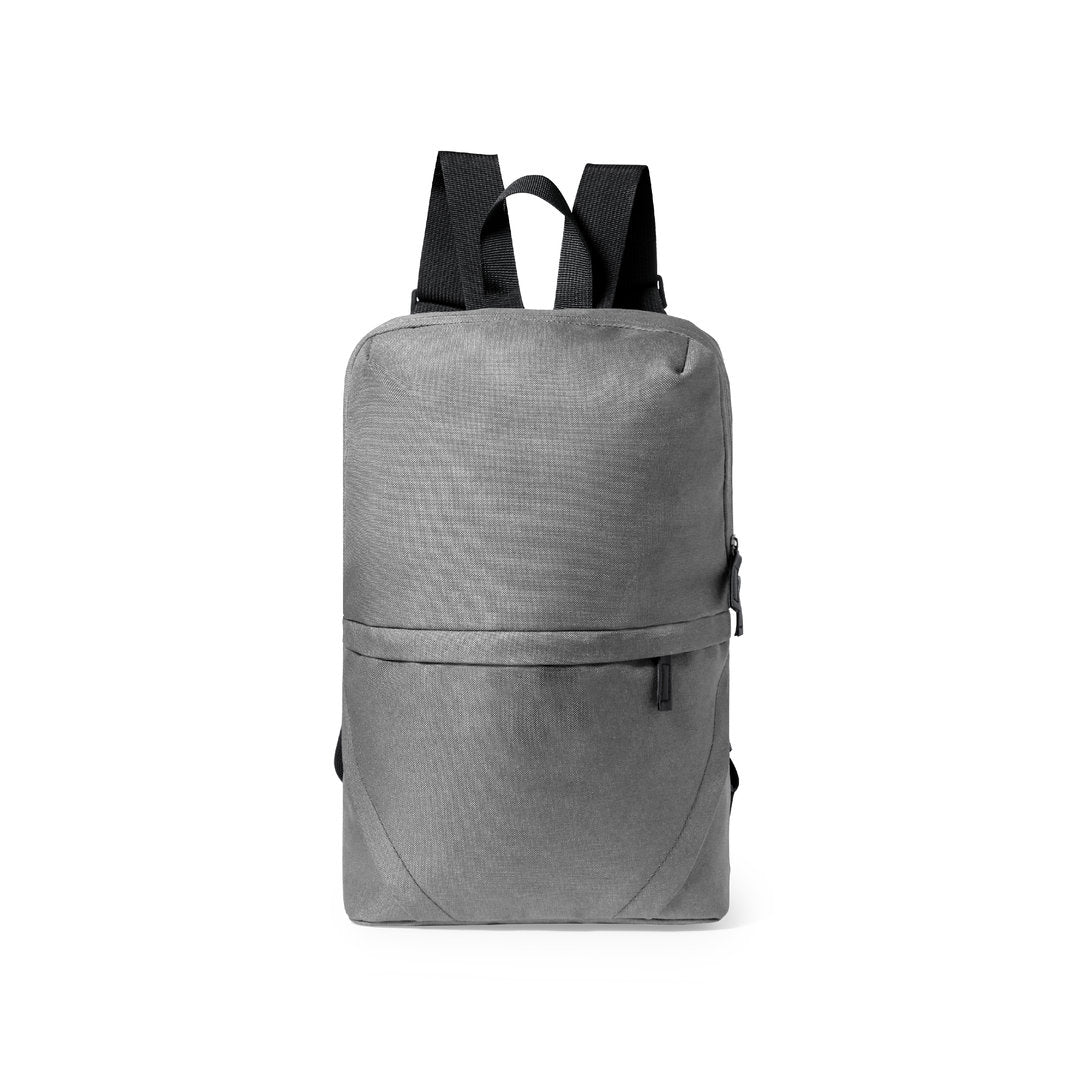 Sac à dos en polyester 600d rpet avec dos rembourré BRONUL gris