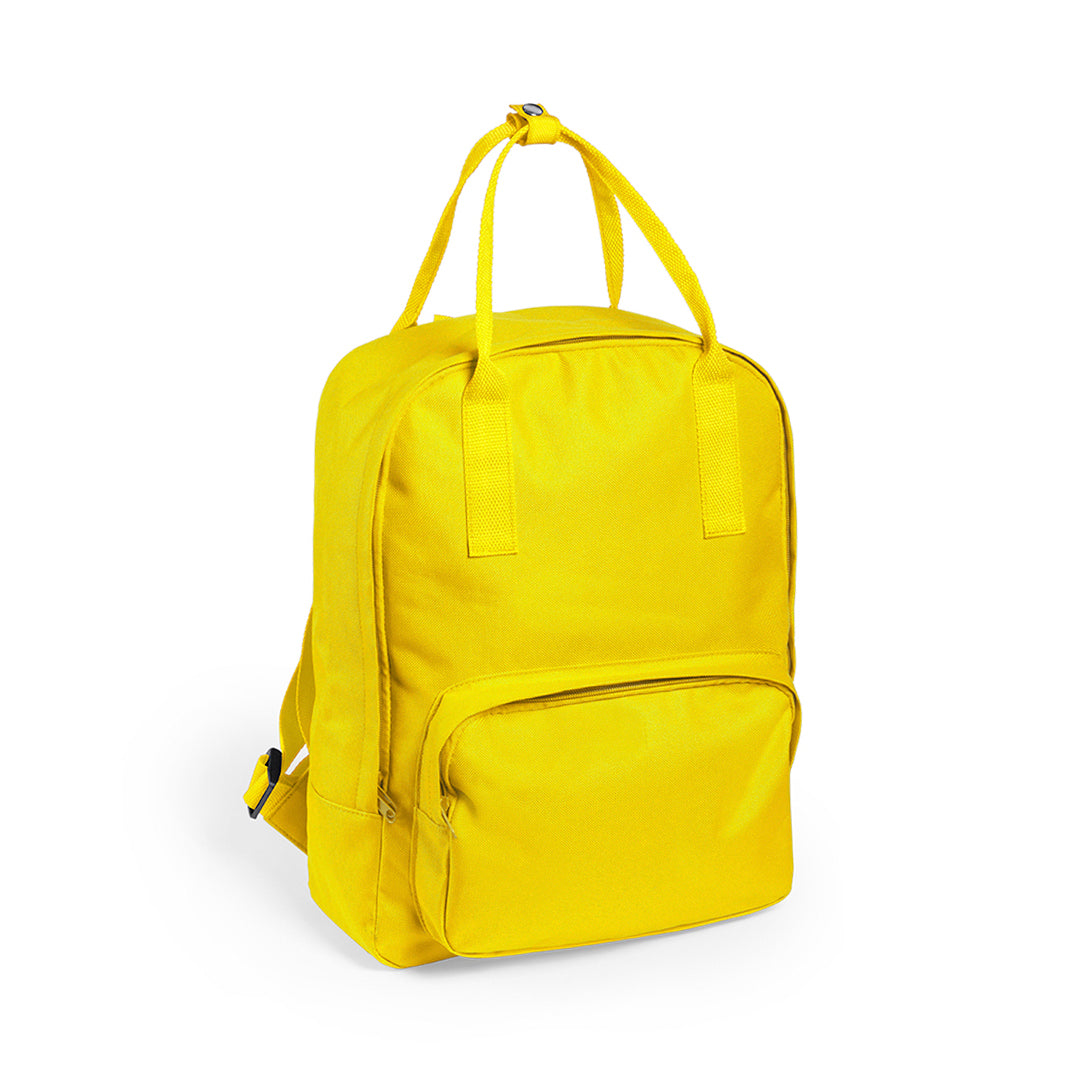 Sac à dos en polyester 600d SOKEN jaune