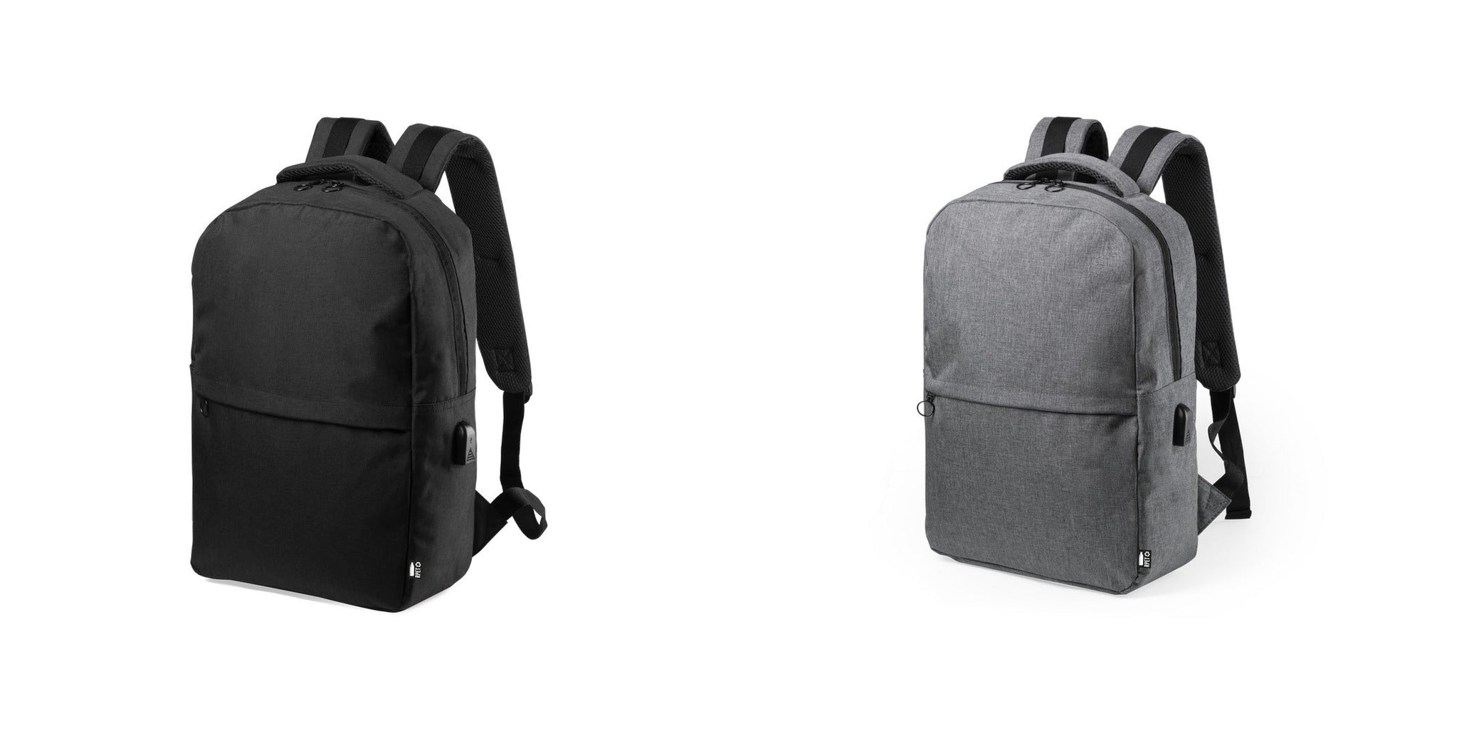 Sac à dos en polyester rpet 600d avec bretelles et dos rembourrées KONOR coloris multiples