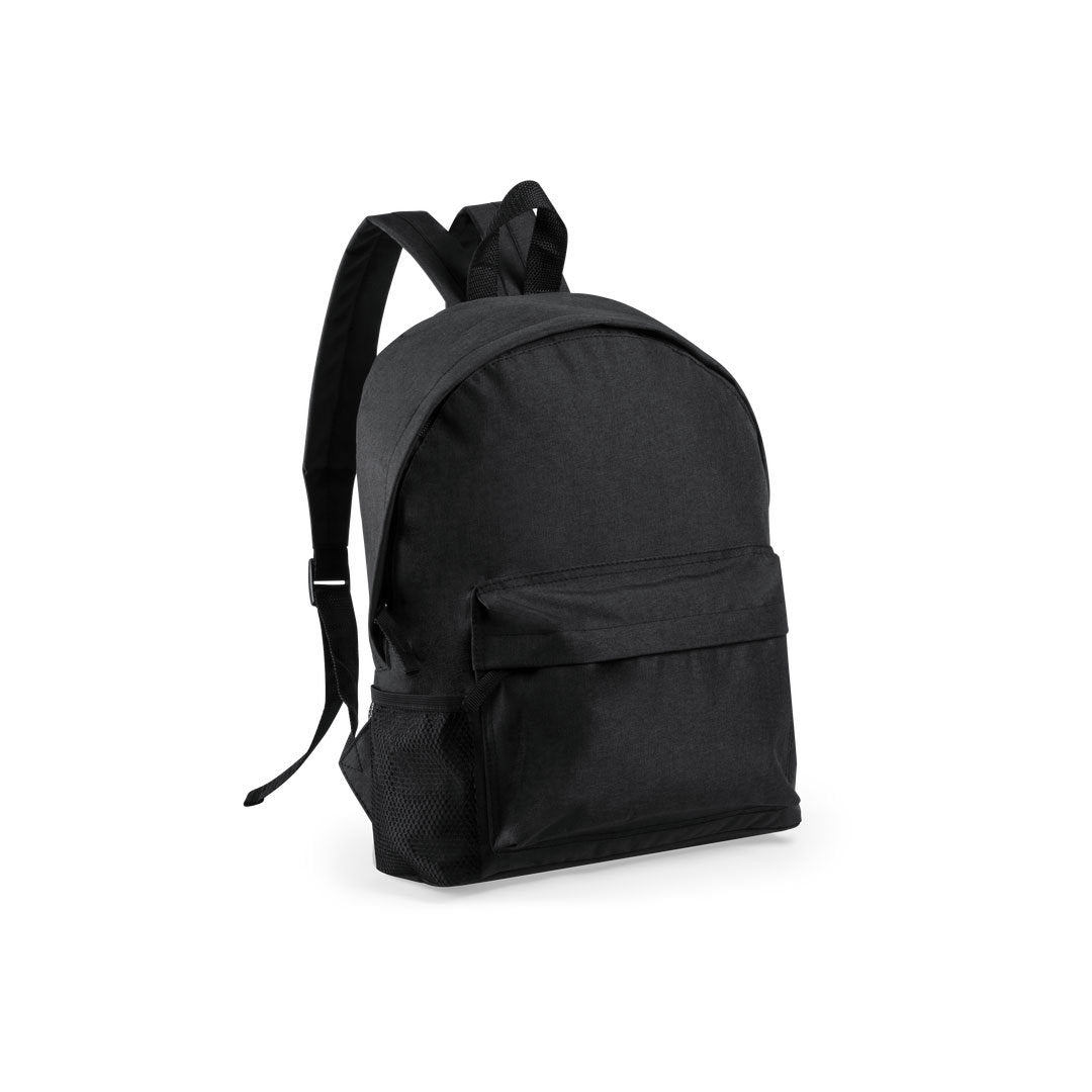 Sac à dos en rpet 430gr par m2, polyester 600d rpet CALDY noir