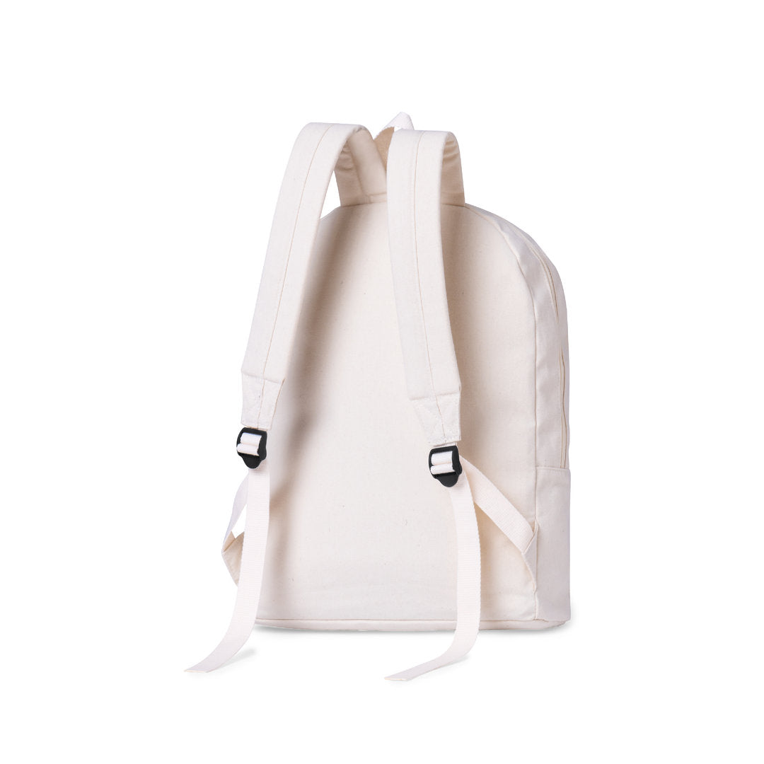 Sac à dos en tissu de chanvre et coton avec dos et bretelles rembourrées PAROAK dos