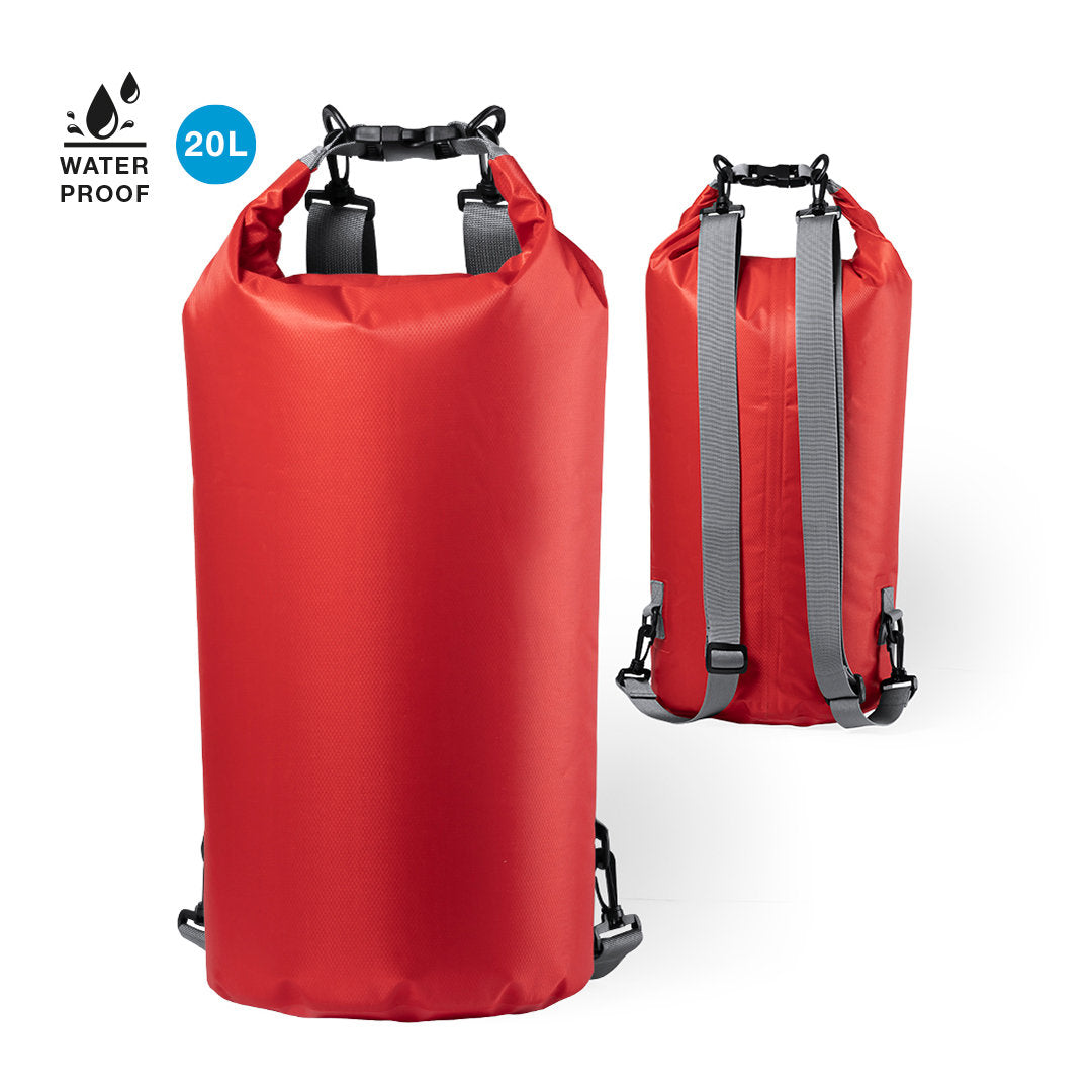 Sac à dos étanche de 20 litres, idéal pour les activités de plein air et les aventures sous toutes conditions météorologiques personnalisable logo entreprise