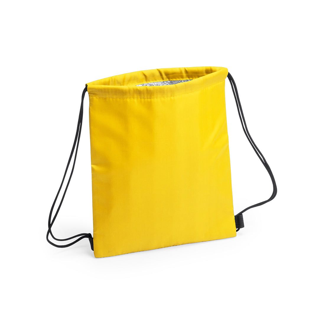 Sac à dos glacières en polyester 210D et aluminium TRADAN jaune