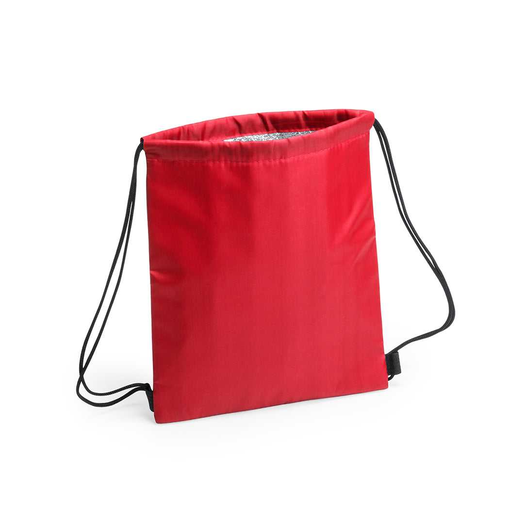 Sac à dos glacières en polyester 210D et aluminium TRADAN rouge