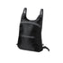 Sac à dos pliable en polyester rpet 201d souple BROCKY noir