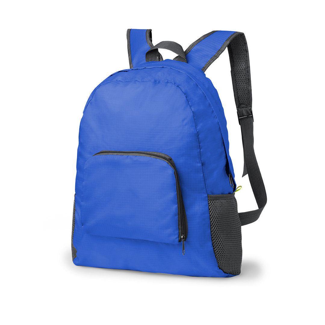 Sac à dos pliable en ripstop (polyester maillé), supporte jusqu'à 7kg MENDY bleu