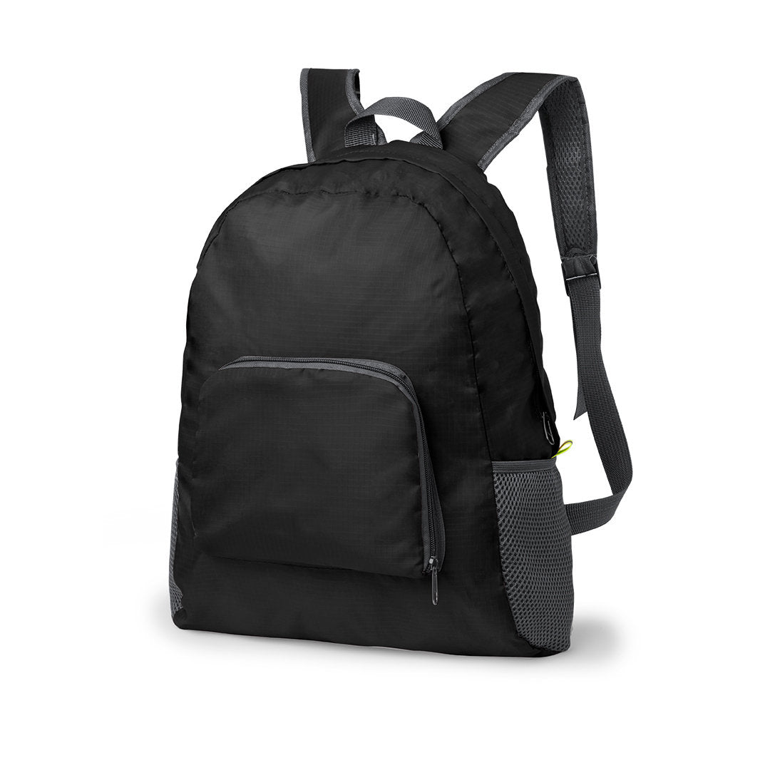 Sac à dos pliable en ripstop (polyester maillé), supporte jusqu'à 7kg MENDY noir