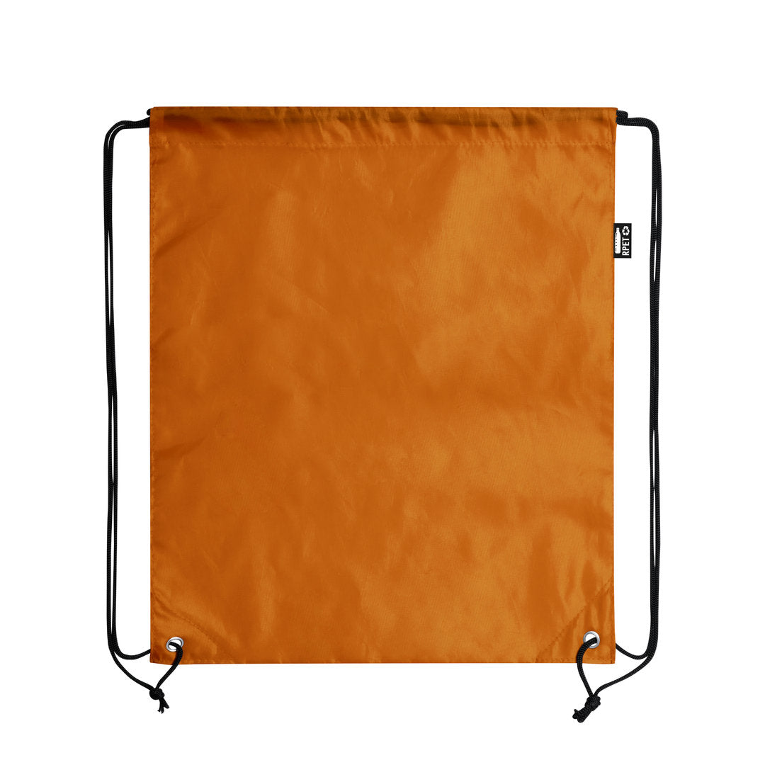 Sac à dos rpet à cordelette en polyester, capacité 7kg LAMBUR orange