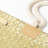 Sac de design décontracté en paille et forme rectangulaire BEDWEY