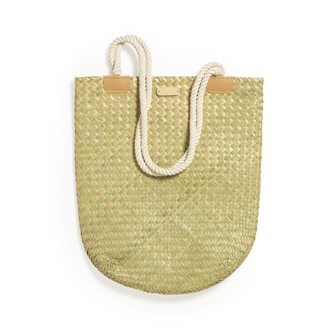 Sac de design décontracté en paille et forme rectangulaire BEDWEY