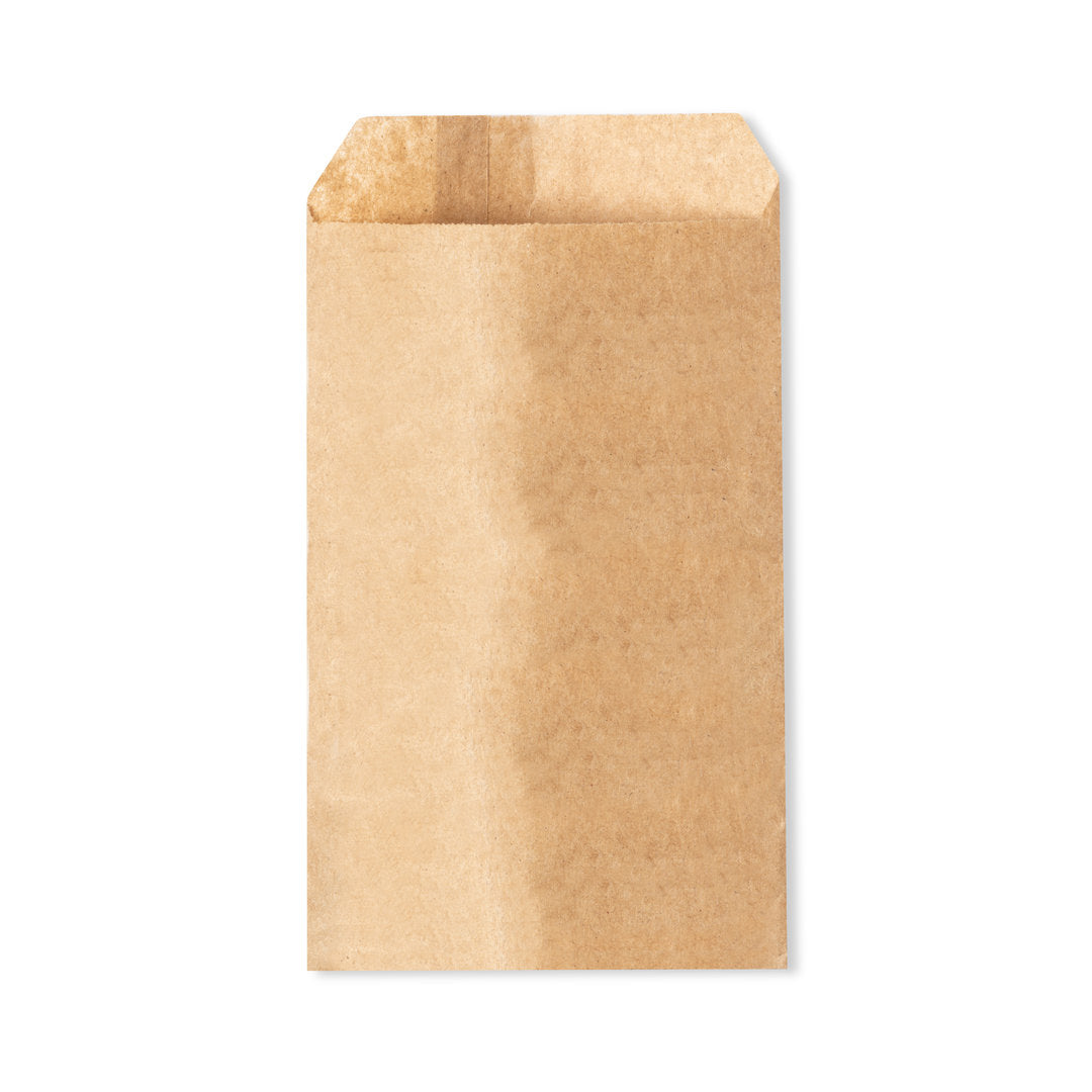 Présentez vos cadeaux de manière durable : sac Nature en papier kraft recyclé, format de poche.