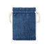 Accessoire éthique : sac de présentation en polyester avec fermeture à cordon, coloris variés.