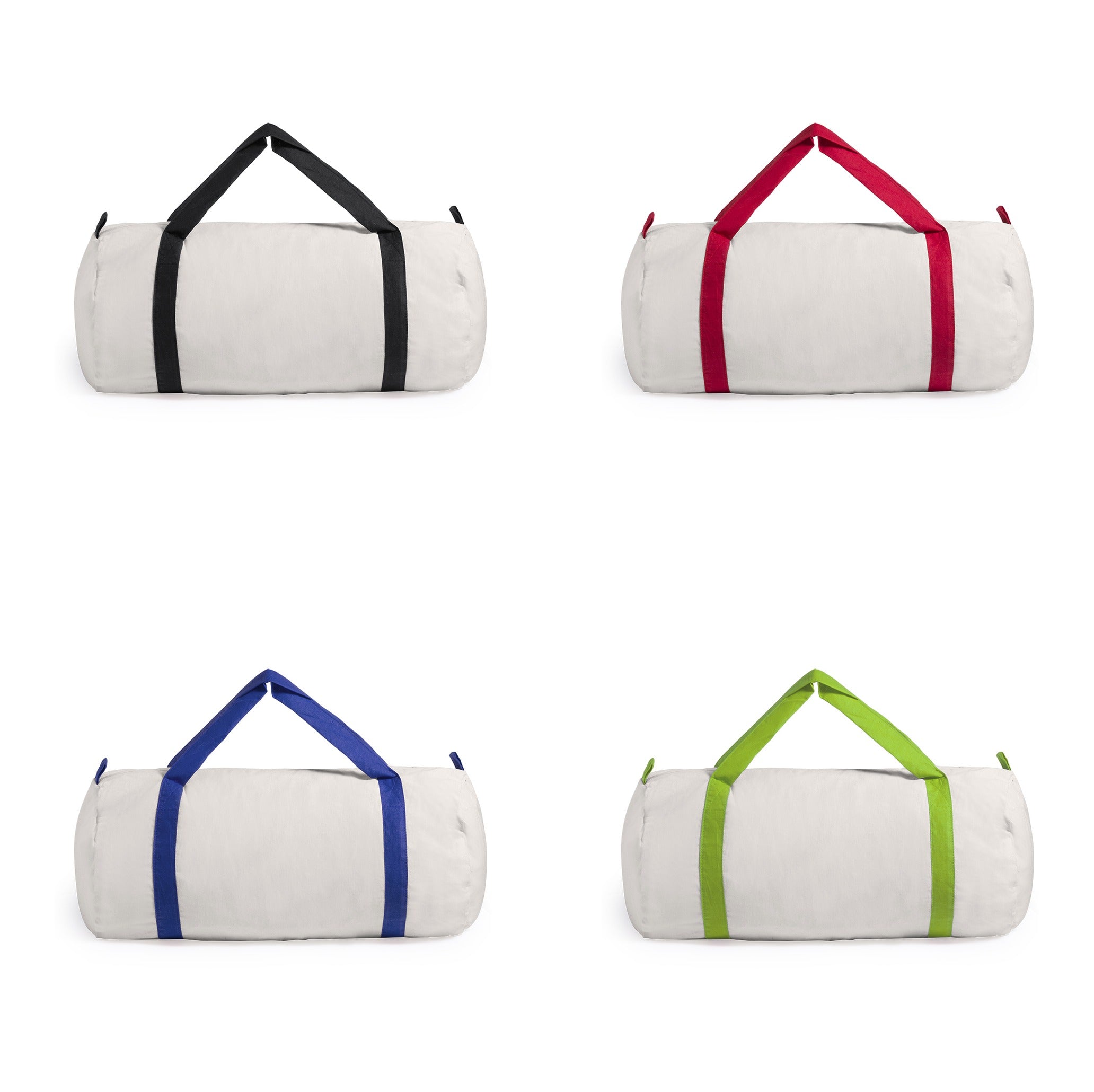 Sac de sport 100% coton avec fermeture zippée SIMARO coloris multiples