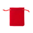 Sac tendance en suédine avec fermeture à cordon, divers coloris disponibles.