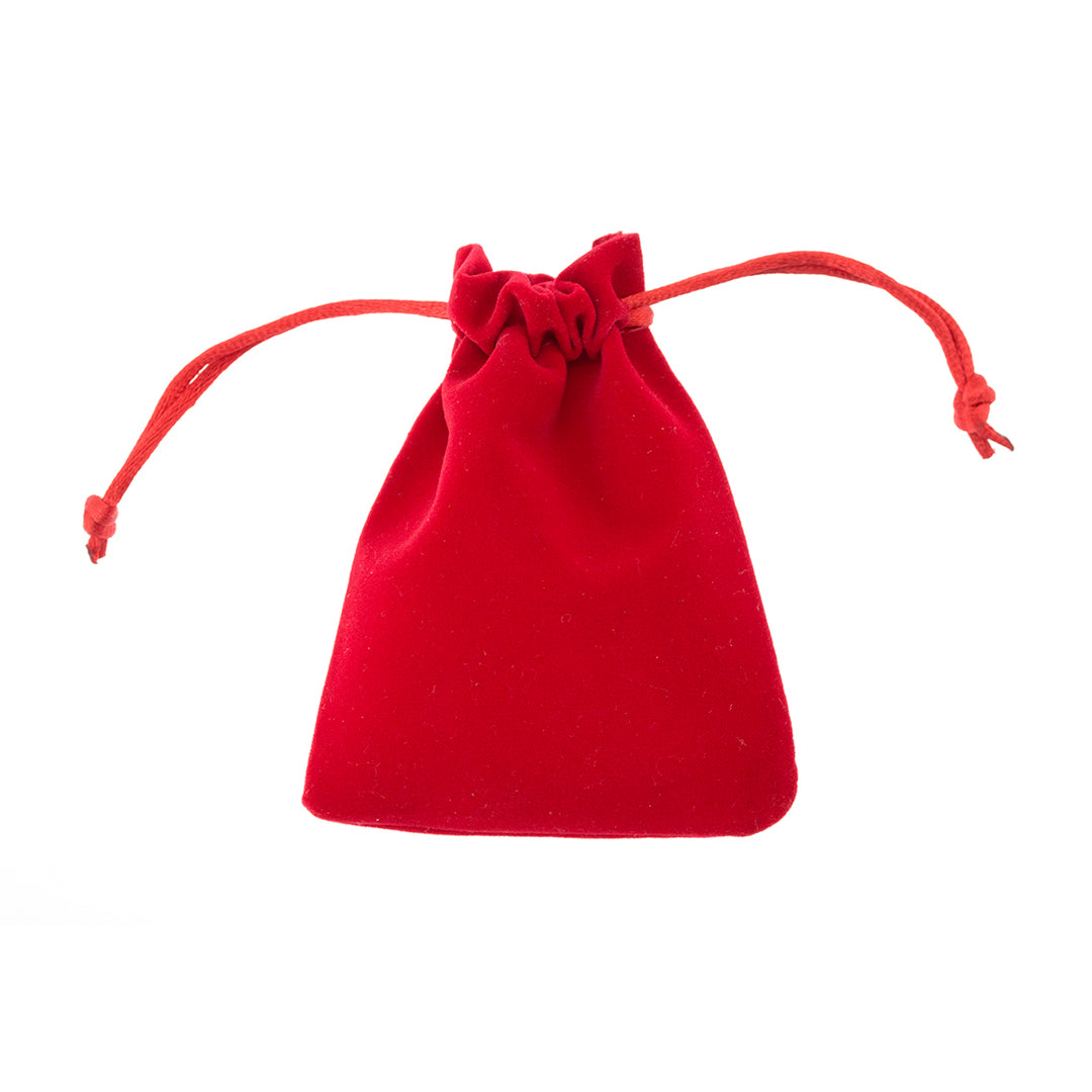 Solution d'emballage luxueuse : sac en suédine, cordon de serrage, choix de couleurs.