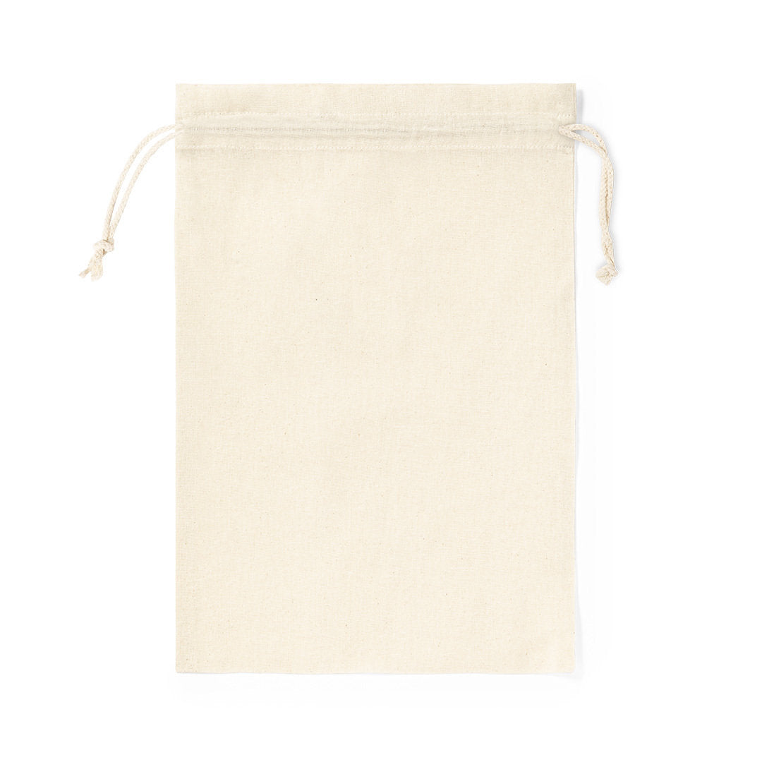 Accessoire éco-friendly : sac en coton Nature Line, 105 g/m2, avec fermeture en cordon et finition cousue.