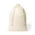 Solution d'emballage éthique : sac Nature Line en coton résistant, 105 g/m2, avec fermeture en cordon.