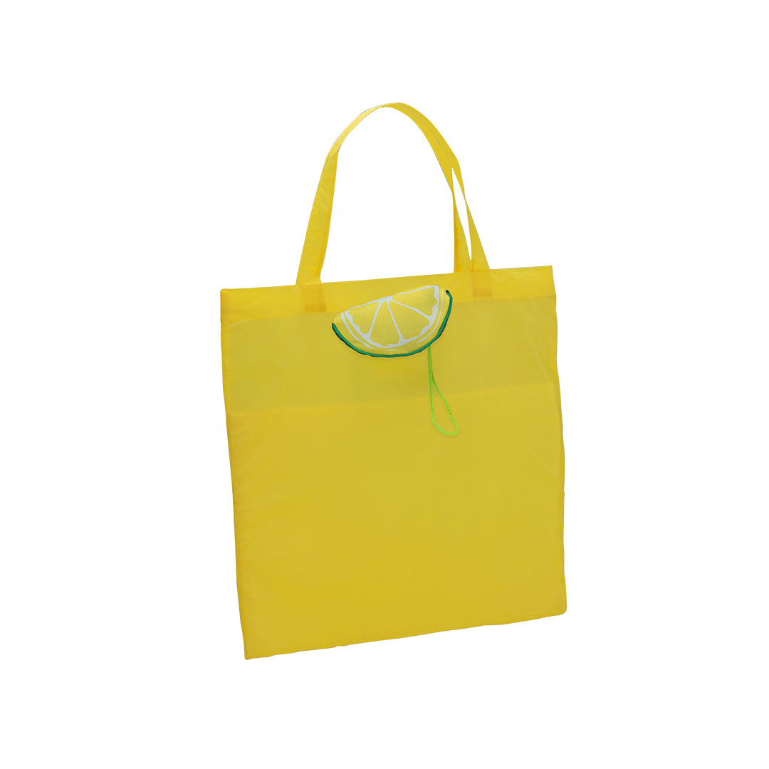 Sac pliable unique avec un design amusant en forme de fruits, apportant une touche de fantaisie personnalisable logo entreprise