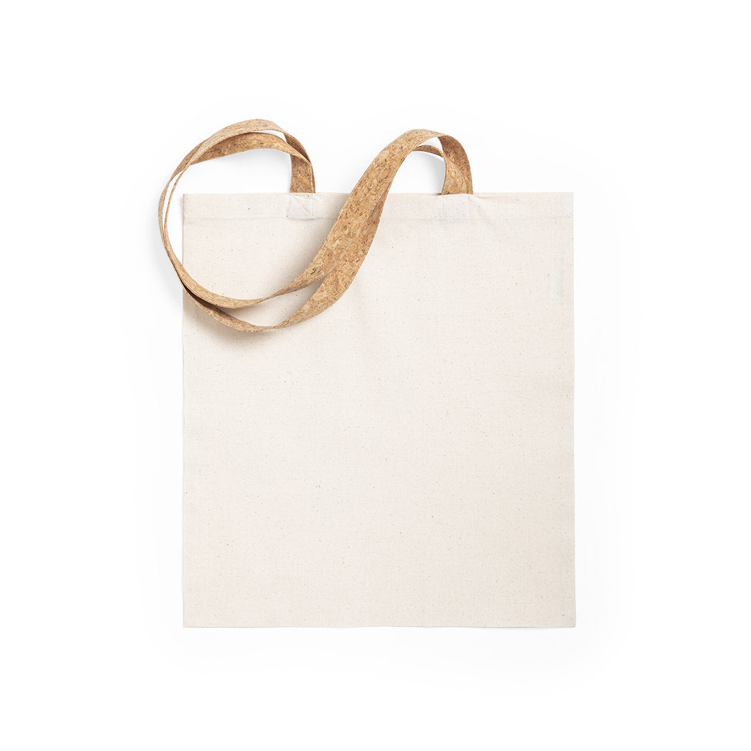 tote bag avec Poignées uniques en liège naturel renforcé de 70 cm, offrant une prise confortable et une touche écologique.