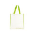 Sac polyester rpet laminé HELENA blanc et vert