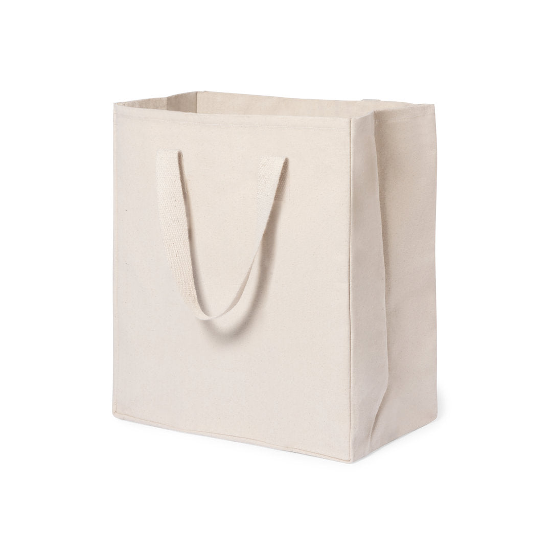 sac en toile avec Poignées longues extra larges et renforcées (72 x 3,5 cm), assurant un transport confortable même avec des charges lourdes.