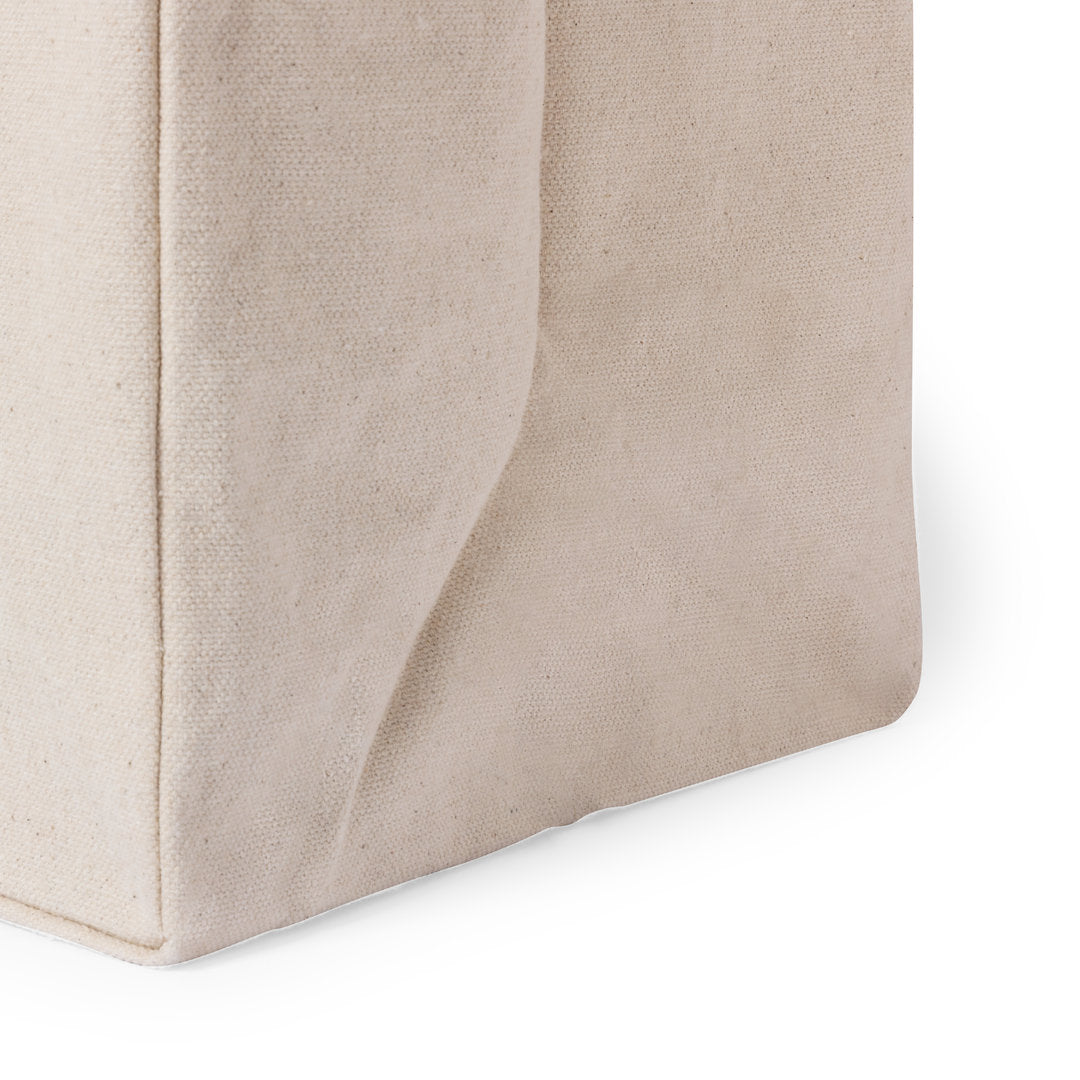 sac en toile avec Résistance jusqu'à 10 kg, idéale pour transporter des articles lourds tout en restant pratique et stylé.
