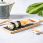 Service à sushi 6 pièces haut de gamme en bambou et ardoise naturelle GUNKAN