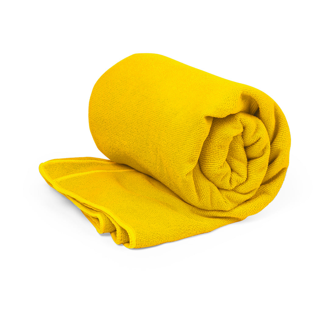 Serviette en microfibre ultra absorbante BAYALAX jaune