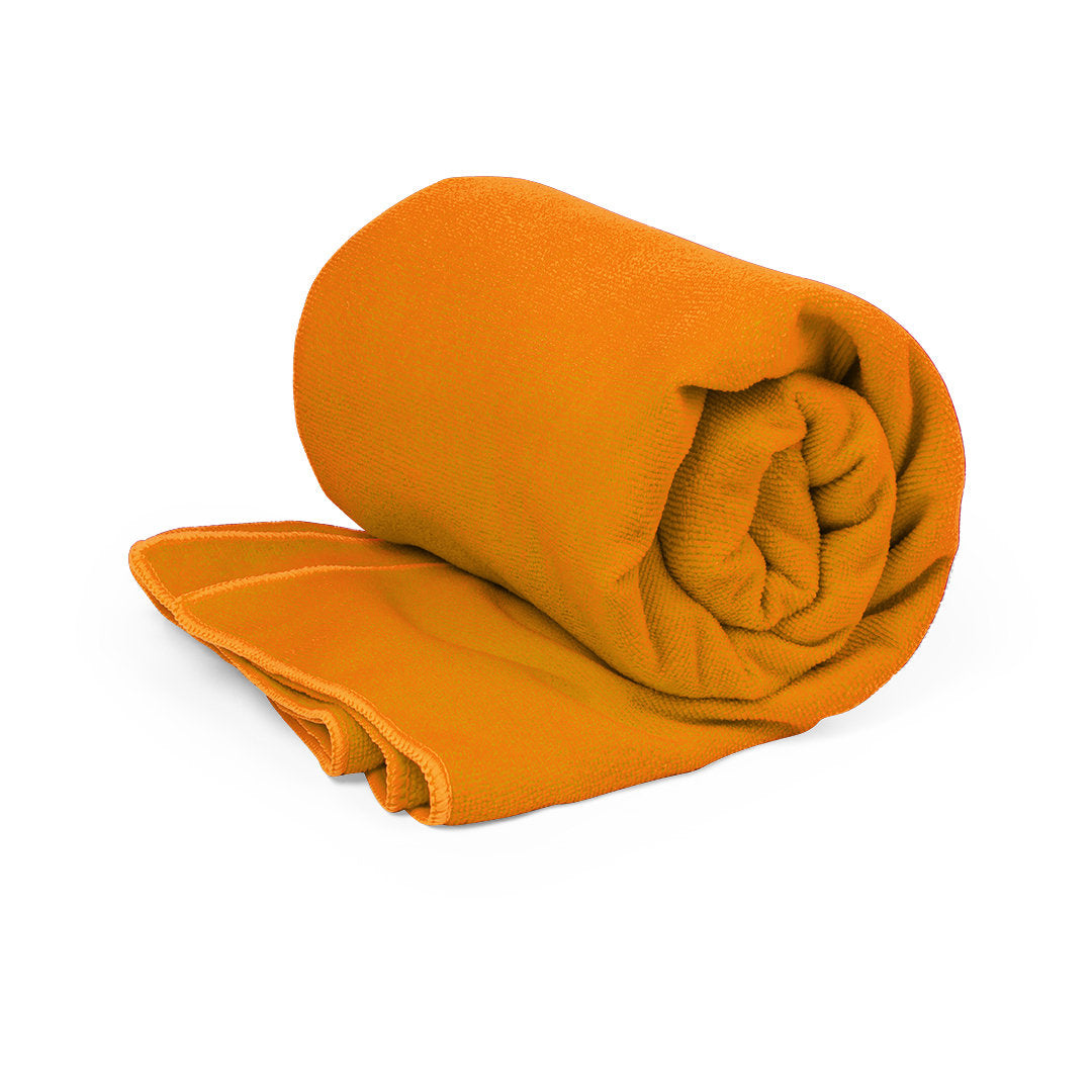 Serviette en microfibre ultra absorbante BAYALAX orange