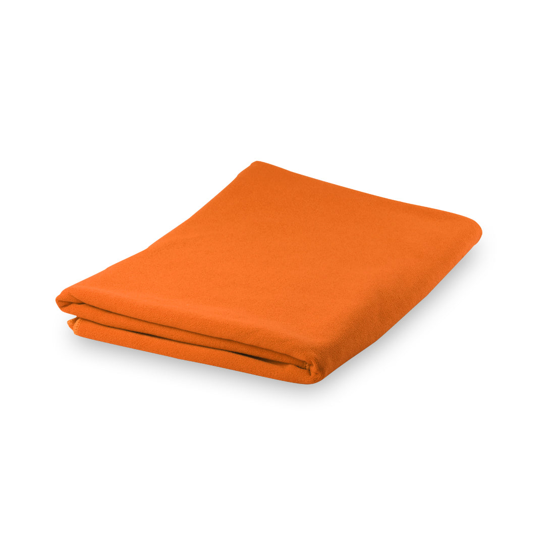 Serviette en microfibre ultra absorbante et douce LYPSO orange