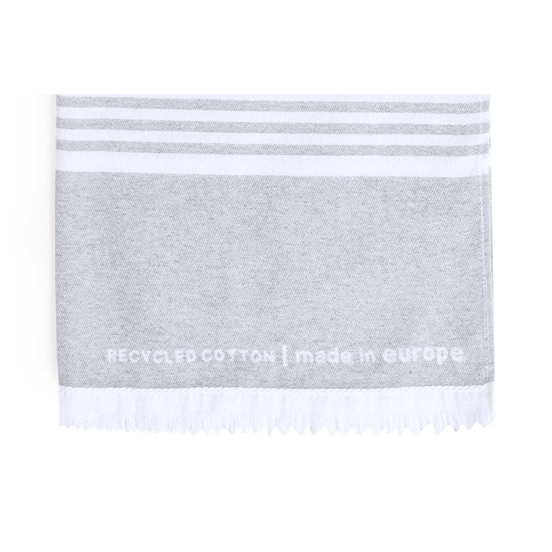 Serviette paréo 2 en 1 en coton recyclé et de polyester YISPER