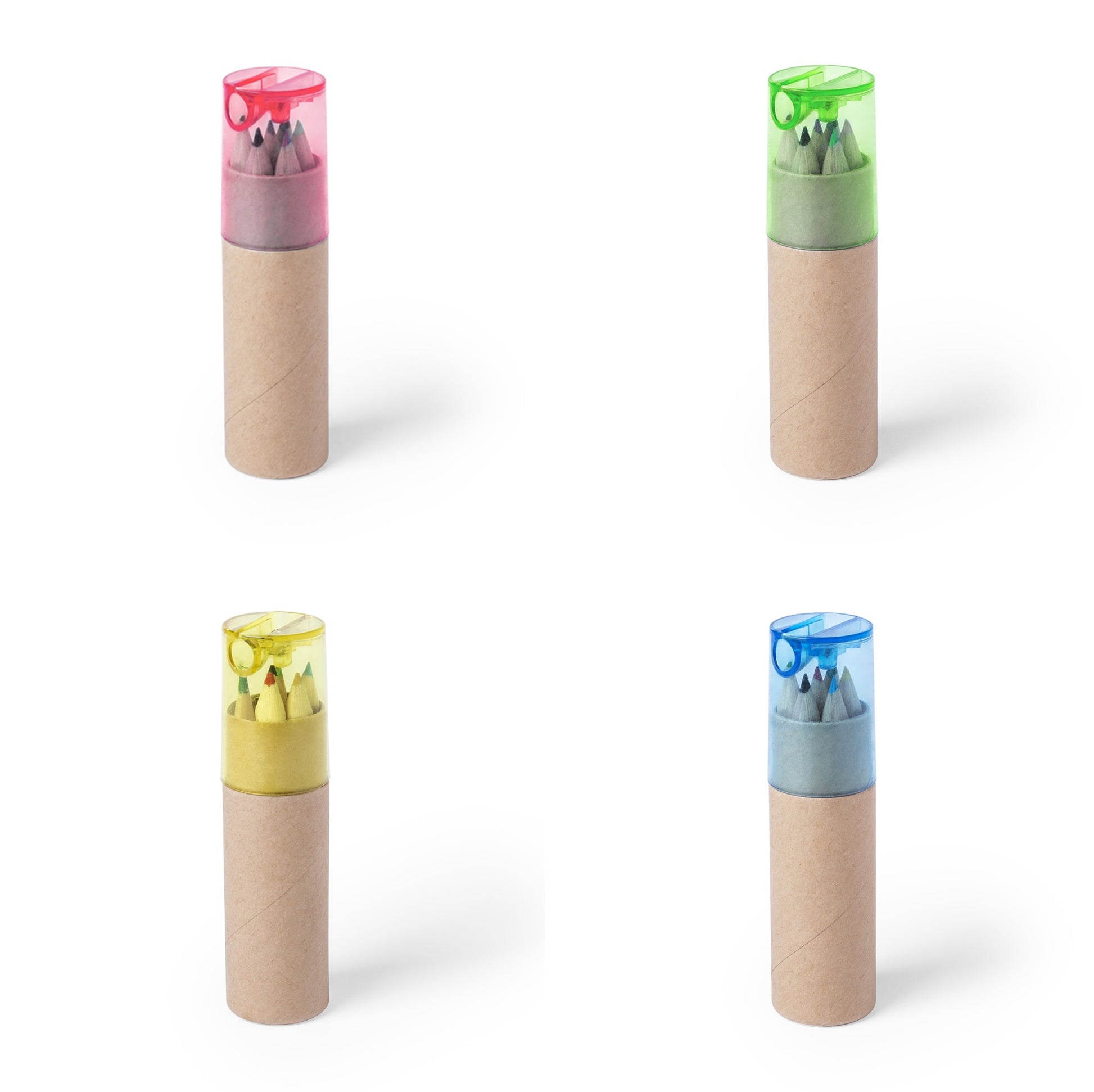 Set crayon en carton recyclé et taille crayon BABY coloris multiples