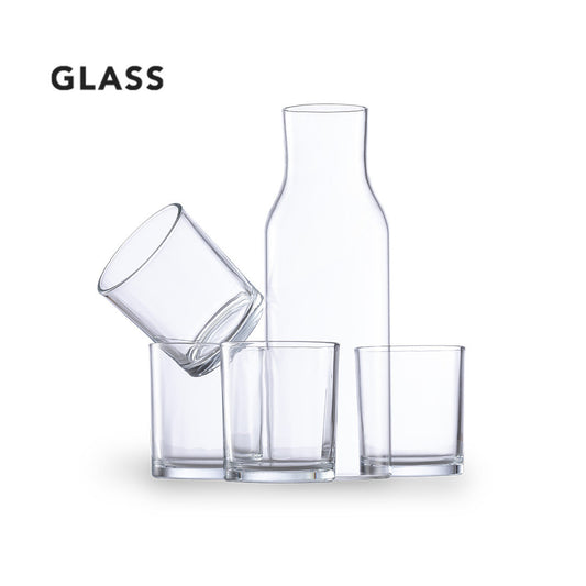 Set de carafe et verres en cristal MALISTER avec marquage logo
