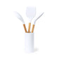 Set de cuisine, céramique / bois / silicone ZAIDAX
