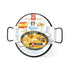 Inclut riz, huile d'olive Vierge Extra et bouillon déshydraté.